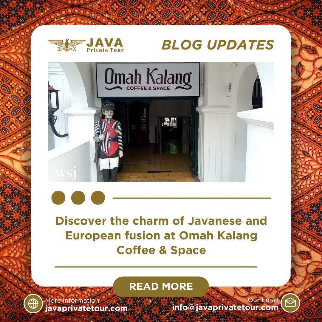 Discover the charm of Javanese and European fusion at Omah Kalang Coffee & Space