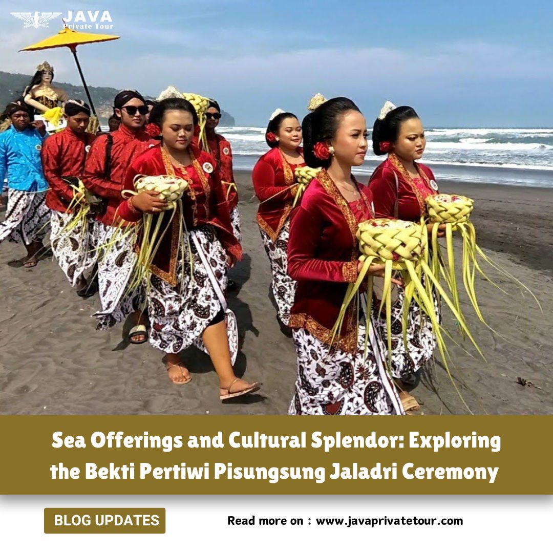 Sea Offerings and Cultural Splendor Exploring the Bekti Pertiwi Pisungsung Jaladri Ceremony on Parangtritis Beach