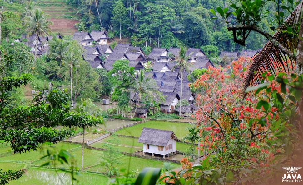 The trek to Baduy village is an adventure in itself