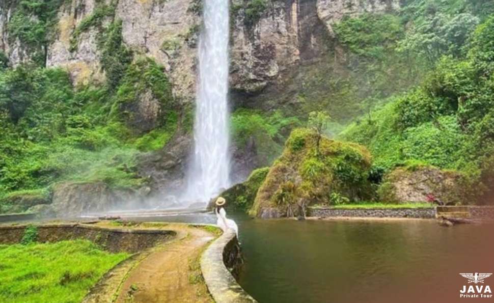 Curug Ngebul is situated in Bunijaya Village