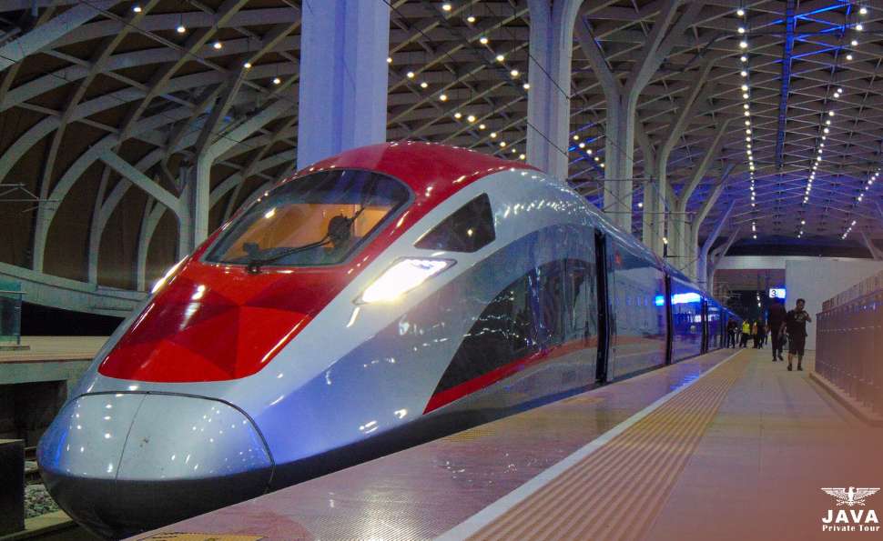 Whoosh High Speed Train at Night